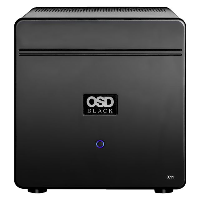 OSD Black 11-Channel Amplifier 600W per Ch, XLR Balanced Inputs, RCA Unbalanced Inputs Theatro X11